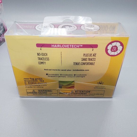 2 Invisibobble SPRUNCHIE MultiPack 2pc Crayola Childrens Colorful Hair Tie - Picture 4 of 4